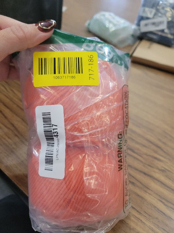 Photo 1 of 100% Merino Wool Yarn – Extrafine Super Soft Yarn for Knitting, Made in Italy by Lana Gatto, Super Soft Line, Orange-14644, 2-Pack (1.8 oz. / 137 yds Each)