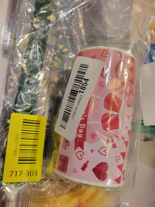 Photo 1 of 100 Pcs Galentine's Day Wine Label Sticker Happy Galentines Day Stickers Mini Waterproof Champagne Bottle Label for Women Galentine’s Day Party Favor Decorations
