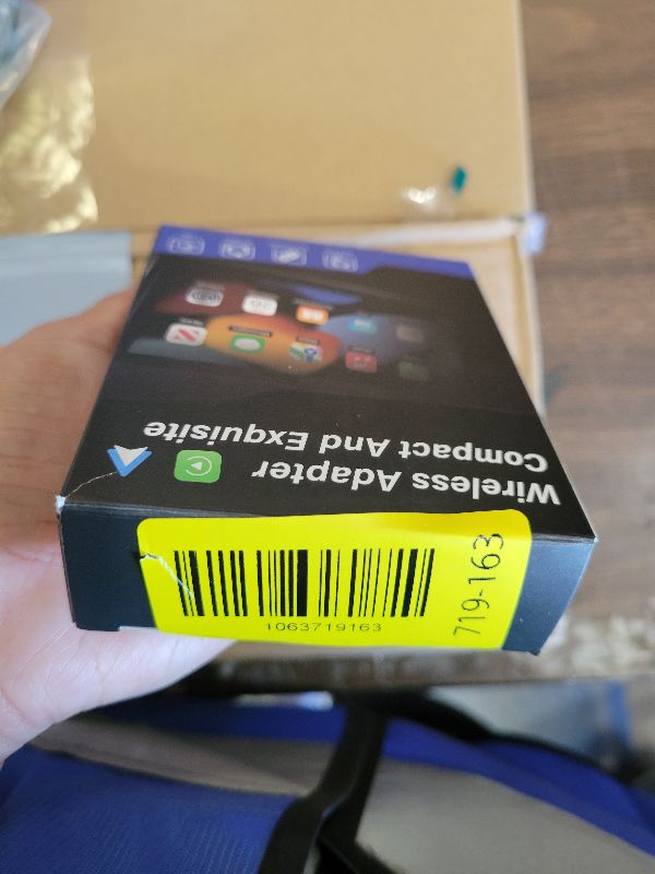 Photo 1 of 2026 Aimoon Mini Wireless CarPlay Adapter Upgrade Wired to Wireless for CarPlay & Android Auto Plug and Play Fast Auto-Reconnect Stable Control Zero Delay Car Play for iPhone iOS 10+ Android 11+