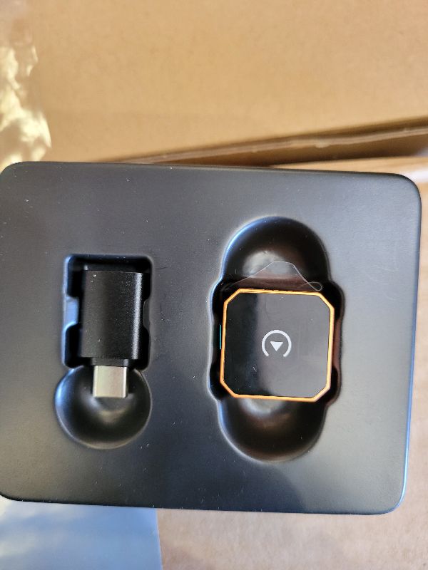 Photo 1 of 2026 Aimoon Mini Wireless CarPlay Adapter Upgrade Wired to Wireless for CarPlay & Android Auto Plug and Play Fast Auto-Reconnect Stable Control Zero Delay Car Play for iPhone iOS 10+ Android 11+