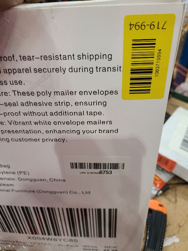 Photo 1 of 12"x15.5" Poly Mailers?White Shipping and Envelope Bags Pack of 30