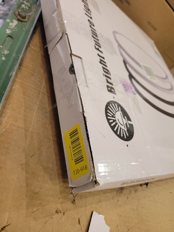 Photo 1 of 1Pack 20 Inch Large LED Flush Mount Ceiling Light, 40W,4350LM, 3000K/4000K/6000K CCT Selectable,White Round Flat Panel Light Low Profile Ceiling Light Fitures for Hallway, Kitchen, Bedroom, Office