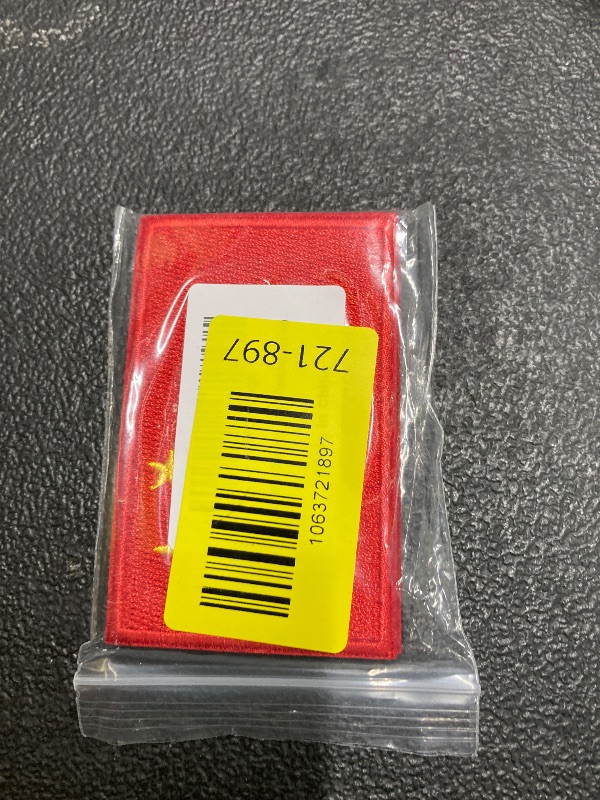 Photo 1 of 2 PCS AliPlus China Flag Patches Embroidered Tactical Military Morale Patch Applique Fastener Hook and Loop