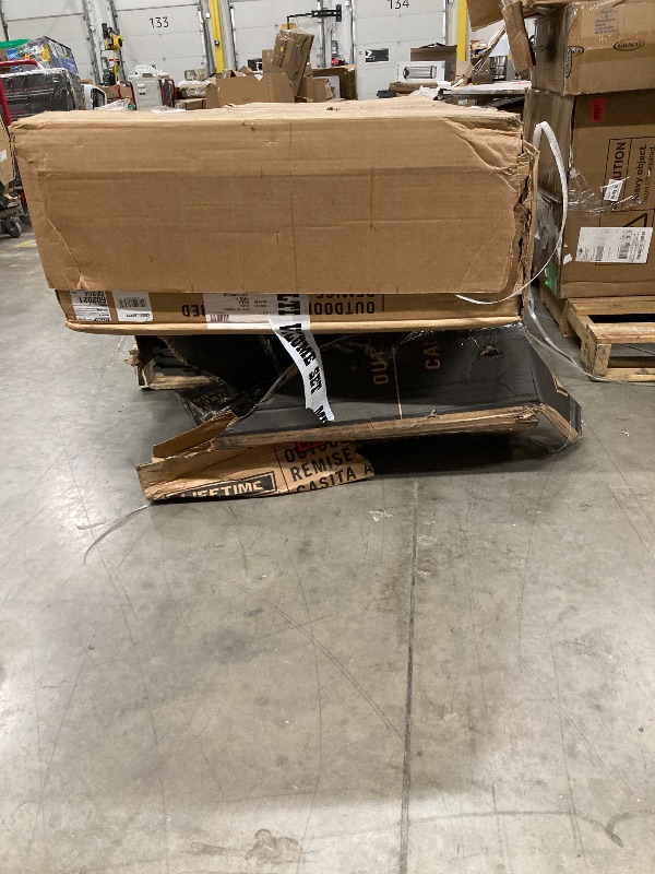 Photo 1 of ***Missing hardware, Non Refundable **Lifetime 60202 8 x 10 Ft. Outdoor Storage Shed, Gray ( Two boxes)