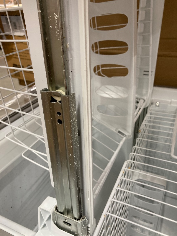 Photo 1 of **the smell is not good, need to clean**Kenmore 33 in. 20.4 cu. ft Capacity Refrigerator/Freezer with Full-Width Adjustable Glass Shelving, Humidity Control Crispers, Ice Maker, ENERGY STAR Certified, Fingerprint Resistant Stainless Steel