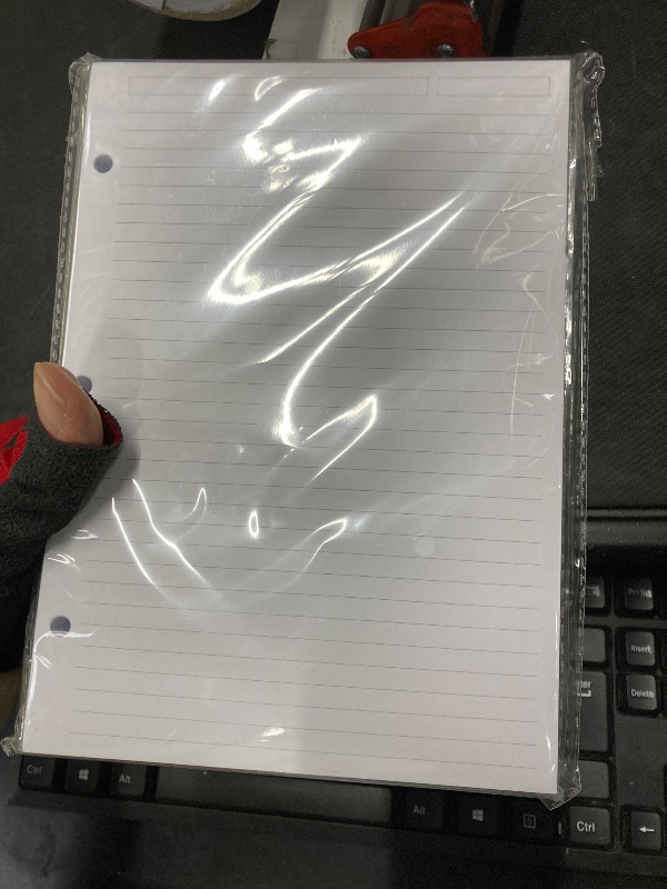 Photo 1 of (2 Pack) A5 Lined Paper Refill, 3 Hole Refill Paper, A5 Filler Paper, 200 Sheets/400 Pages Loose Leaf Paper for Filofax Planner Refills, Organizer, Binders, 100gsm, 5.8 x 8.2 In 3 pack