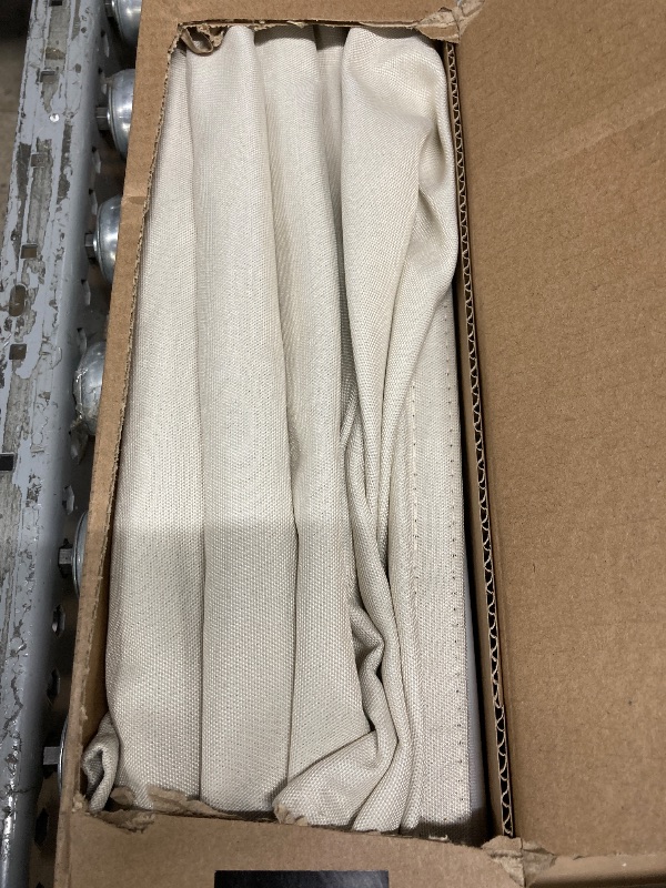 Photo 1 of CHICOLOGY Roman Shades for Windows, Roman Window Shades, Roman Shades, Blackout Window Treatments for Home, 39" W X 64" H, Del Mar Moon Shell (Blackout)