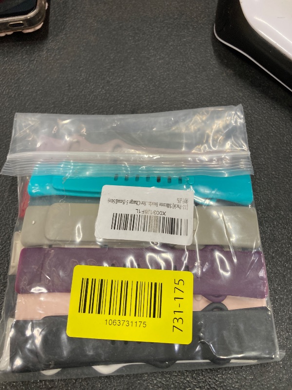 Photo 1 of [12-Pack] Silicone Bands for Fitbit Charge 5, Replacement Bands for Charge 5 (Small Size)