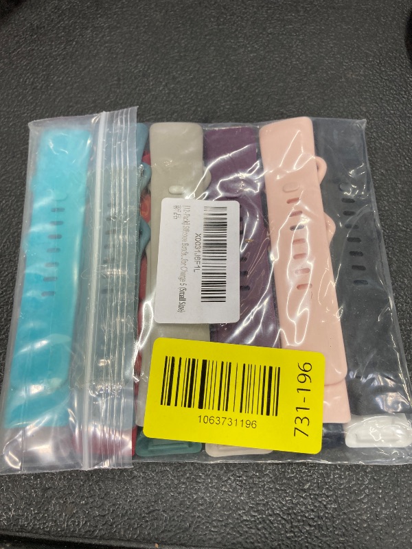 Photo 1 of [12-Pack] Silicone Bands for Fitbit Charge 5, Replacement Bands for Charge 5 (Small Size)
