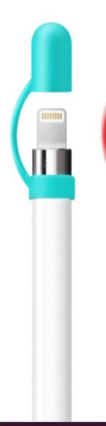 Photo 1 of [1Pack] Greophko Magnetic iPencil Cap Replacement with Silicone Cap Holder for Apple Pencil 1st Generation (Pink, Mint, Red, 1-Pack)