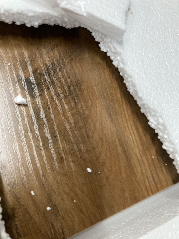 Photo 1 of ******** MISSING THE LEGS********** VASAGLE MAEZO Collection - Extendable Dining Table for 4/6/8, Kitchen Table with Tapered Legs, Curved Transitions, for Dining Room, Kitchen, Home Office, Honey Brown UKDT090K01V1