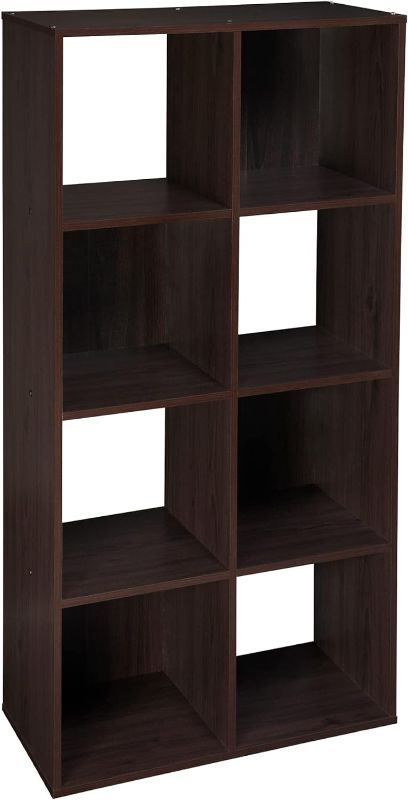 Photo 1 of **SIMILAR TO ITEM PICTURED**


ClosetMaid Cubeicals 3X3 Cube Storage Shelf Organizer Bookshelf, Stackable, Vertical or Horizontal, Easy Assembly, Wood, Espresso Finish