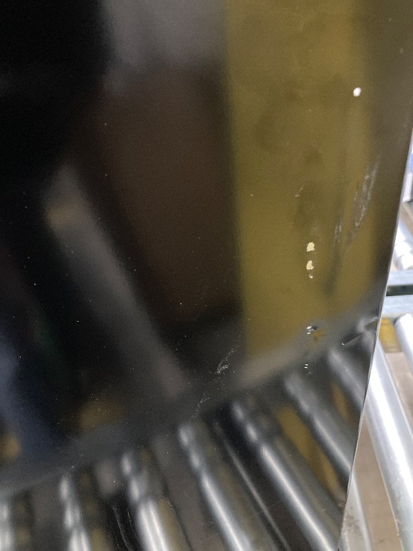 Photo 1 of ***(DAMAGED, SELLING AS IS )***
Sweetcrispy 3.2 Cu.Ft Mini Fridge with Freezer Small Refrigerator Single Door Adjustable Thermostat Energy-efficient Low Noise, Compact Fridge for Bedroom, Office, Dorm (Black)