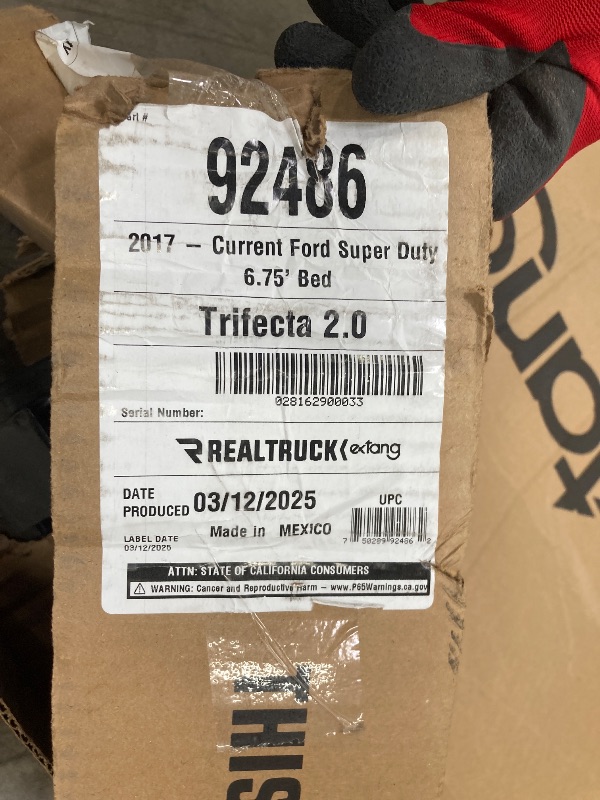 Photo 1 of **dirty**RealTruck Extang Trifecta e-Series Soft Folding Truck Bed Tonneau Cover | 77456 | Fits 2019 - 2025 Ford Super/GM Silverado/Sierra, works w/ MultiPro/Flex tailgate (w/o CarbonPro bed) 5' 10" Bed (69.9")