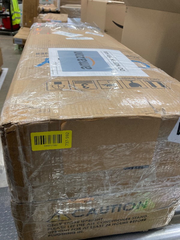 Photo 1 of 10,000 BTU Portable Air Conditioner for Rooms up to 450 Sq.Ft, 4-in-1 Cooling/Dry/Fan/Sleep Mode, Remote Control, High Low Speed, Window Kit Included, White