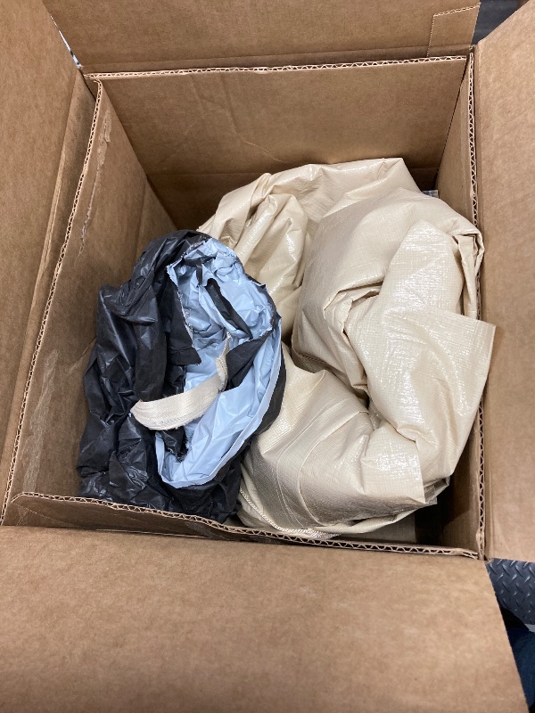 Photo 1 of 10'x20' Carport Canopy Replacement Top Cover for Car Garage Shelter Party Tent with Ball Bungees (Only Top Cover, Frame is not Included) Beige