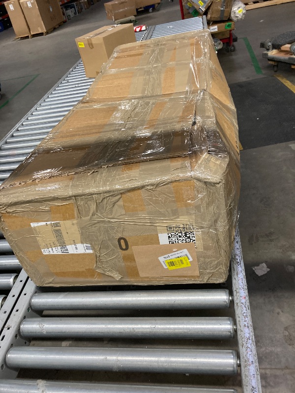 Photo 1 of ***It's used, it's missing a part, and it's not known if it works 100%.***Bonnlo Metal Bunk Bed Twin Over Twin with High Guard Rail and Non-Slip Flat Step, Twin Bunk Beds for Kids/Teens/Adults, Heavy Duty Bunk Beds Gray