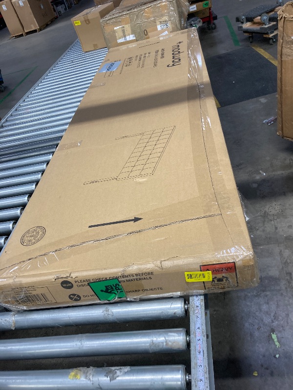 Photo 1 of **It's used, it's missing a part, and it's not known if it works 100%.****Modway Lily Tufted Linen Fabric Upholstered King Headboard in Beige