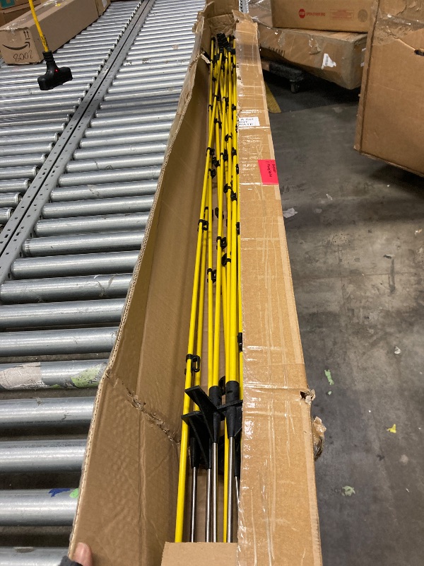 Photo 1 of **used**Maasechs 80 Inches Electric Fence Posts Fiberglass Step-i Temporary Fence Stakes with Adjustable Clips for Livestock, Garden, Farm Protection