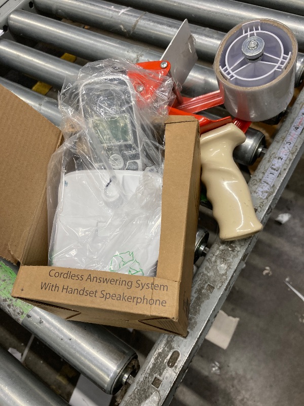 Photo 1 of [New] VTech VG134 DECT 6.0 Cordless Home Phone with Bluetooth Connection, Digital Answering Machine, Backlit Display,Full Duplex Speakerphone, Caller ID/Call Waiting,1000 ft Range (White/Grey)