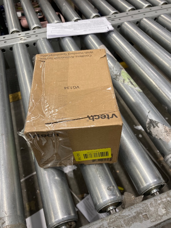 Photo 1 of [New] VTech VG134 DECT 6.0 Cordless Home Phone with Bluetooth Connection, Digital Answering Machine, Backlit Display,Full Duplex Speakerphone, Caller ID/Call Waiting,1000 ft Range (White/Grey)