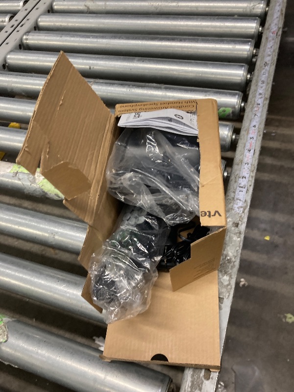 Photo 1 of [New] VTech VG134 DECT 6.0 Cordless Home Phone with Bluetooth Connection, Digital Answering Machine, Backlit Display,Full Duplex Speakerphone, Caller ID/Call Waiting,1000 ft Range (White/Grey)