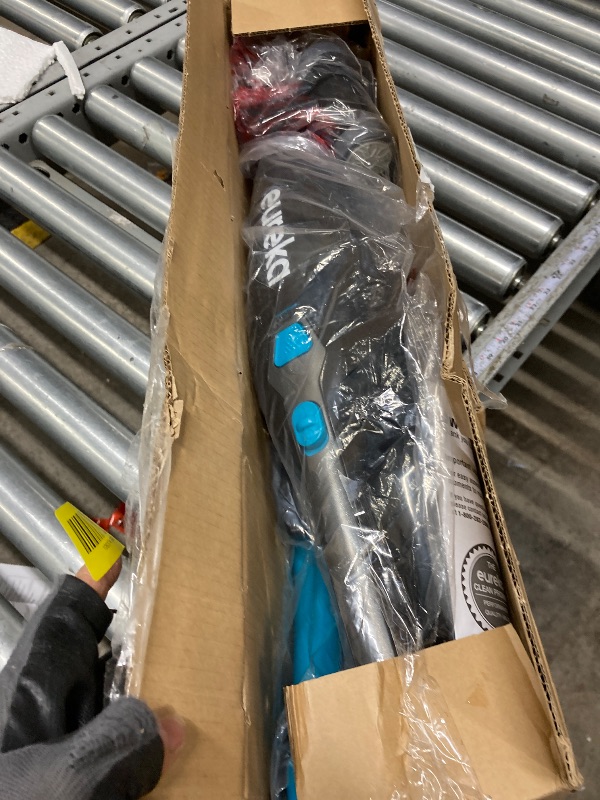 Photo 1 of ****It's used, missing a piece, and has a scratch on the front; it's not known if it works 100%****Eureka NES215A Blaze 3-in-1 Swivel Handheld & Stick Vacuum Cleaner, Blue