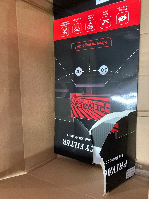 Photo 1 of ?1-Pack? 21.5 Inch Computer Privacy Screen for 16:9 Monitors with Anti-Spy Anti-Glare Filter, Blue Light Blocking & Eye Protection, Removable Anti-Scratch HD Clarity Screen Protector