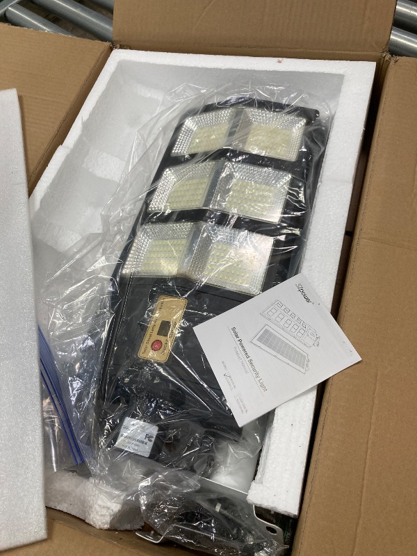 Photo 1 of ***ONE LIGHT ONLY ***SZPOWER 320000LM Solar Street Lights Outdoor, 3200W Solar Lights for Outside, Waterproof IP66 for Outdoor Lighting, Driveway, Parking Lot, Pole, Garden, Yard, Backyard