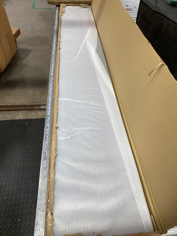 Photo 1 of ***BOX 2 OF 3 -MISSING BOX & 2 -SELLING AS IS *** 
Benjara Rosy Queen Bed, 2 Storage Drawers, Bookcase, Wood, Midnight Blue and Chrome