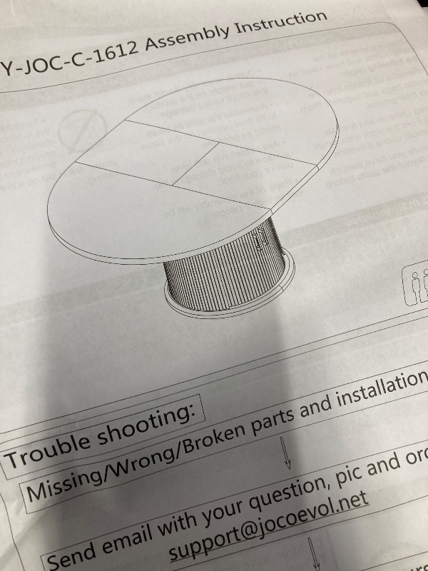 Photo 1 of Dining Table, Light Wood