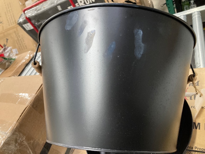 Photo 1 of **STAND NEEDS SCREWS/WHITE SPOTS ON TUB-SEE PICS**Twine Beverage Tub with Stand and Tray Galvanized Tub 5.8 Gal Capacity