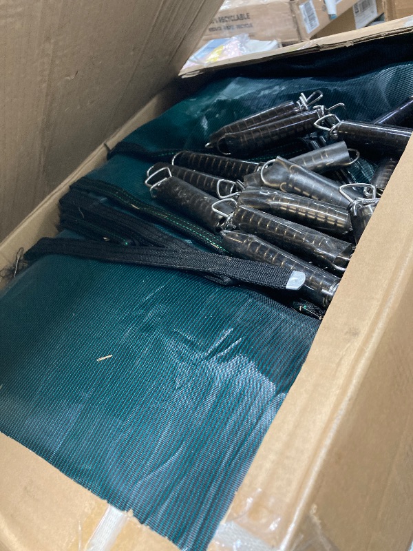 Photo 1 of ***MISSING HARDWARE***VEVOR Pool Safety Cover, 16 ft x 36 ft Rectangular Winter Inground Pool Cover, Triple Stitched, High Strength Mesh PP Material, Good Rain Permeability, Installation Hardware Included