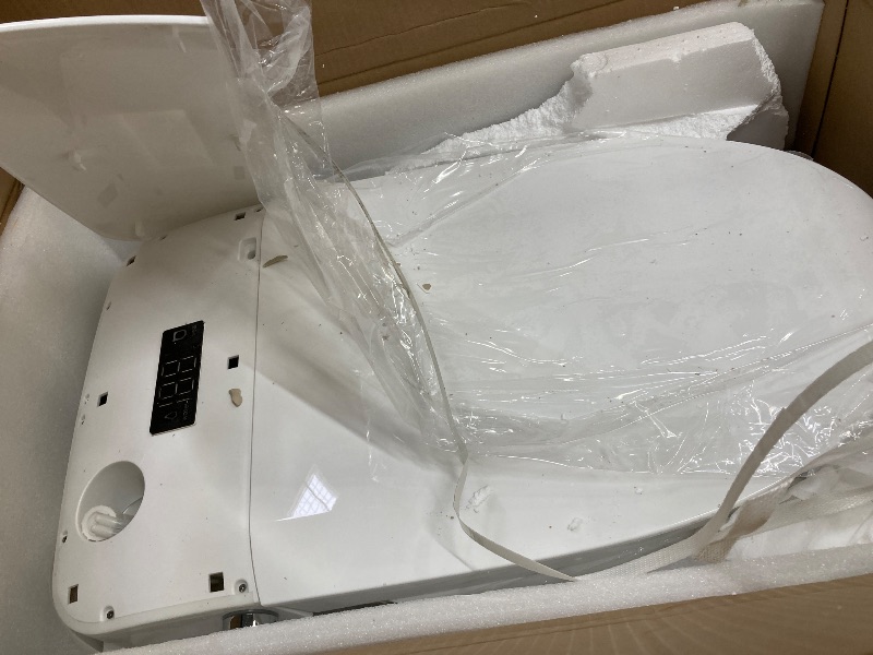 Photo 1 of ***ITEM IS UNUSED BUT OUTSIDE IS DIRTY FROM HANDLING***Smart Toilet with Bidet Built in, Bidet Toilet with Heated Seat and Night Light, One Piece Toilet for Bathroom, Auto Soft Close, UV-C light, Foam Shield, Full/Half Flush***ITEM IS UNUSED BUT OUTSIDE I