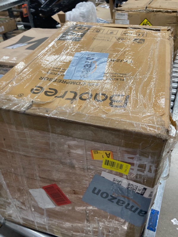 Photo 1 of **PARTS ONLY/DAMAGE-SEE PIC***14 Gallon Ultra Quiet Air Compressor with Two Quick Couplers, 2HP 8.75 CFM, Max 115 PSI Pressure Oil-Free Air Compressor Tank, 70dB Quiet Compressor for Auto Repair, Tire Inflation