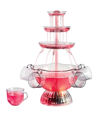 Photo 1 of 3-Tier 1.5-Gal Vintage Collection Lighted Party Chocolate Fountain in Clear