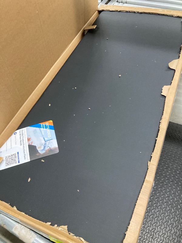 Photo 1 of ***HEIGHT IS 20" ***Garvee Folding Table, Black Leather