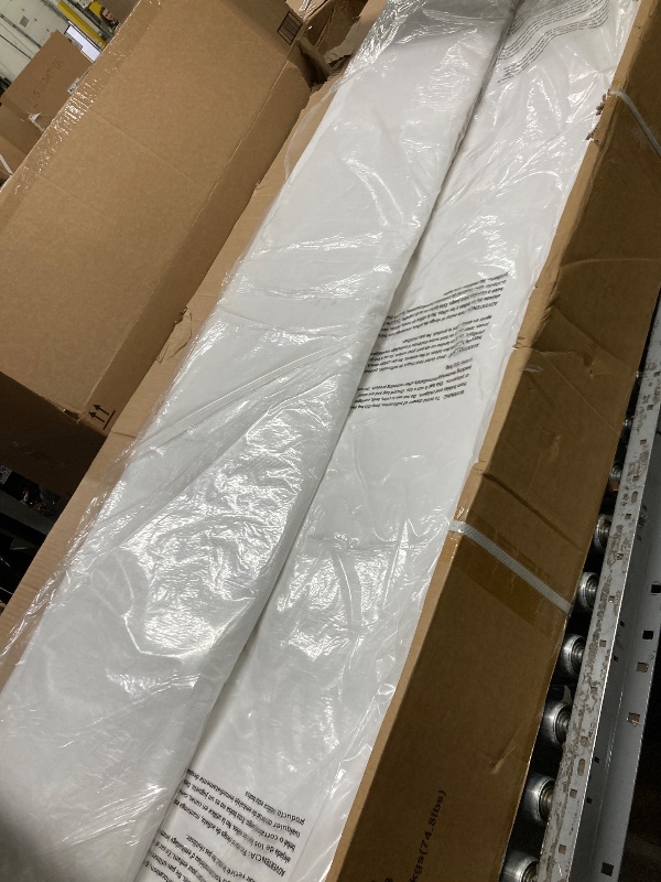 Photo 1 of *Missing part A* *Part B* DEXSO Carport 13'x20' Heavy Duty Portable Garage, 1.0 mm Steel Poles & 180 g PE Waterproof Canopy, with Front & Rear Doors, 2 Side Doors, and 4 Windows, for Pickup Truck, and Boat, White