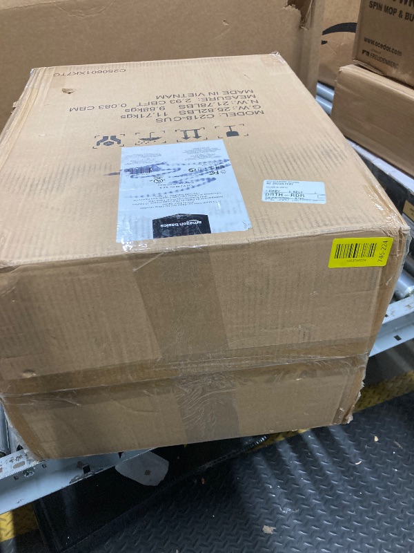 Photo 1 of *PARTS ONLY* Amazon Basics Paper Shredder for Home and Office, New Model 15-Sheet Cross Cut, CD/Credit Card Shredder, 6 Gallon Wastebasket, Black