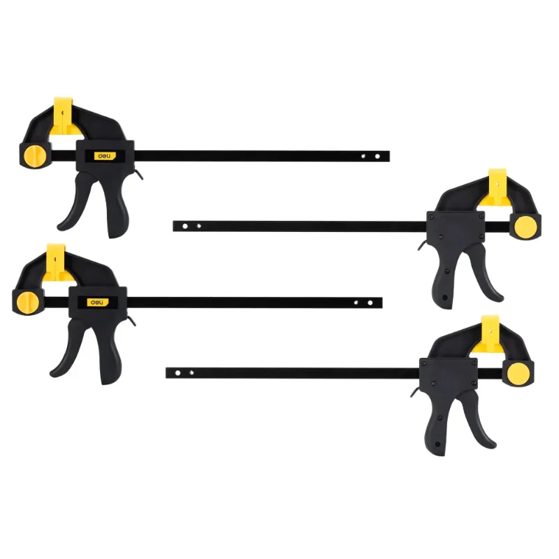 Photo 1 of *Scratched* Deli Plastic and Steel 12'' Bar Clamp, 4 Pack