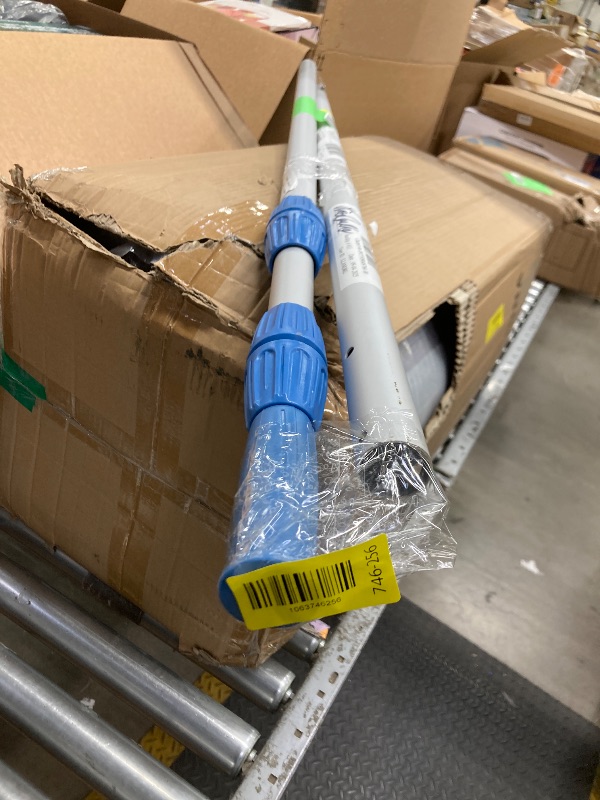 Photo 1 of *Scratched* Kemano 12-Foot Aluminum Telescopic Swimming Pool Pole, Anti-Slip Handle, Adjustable 3.4 to 12ft
