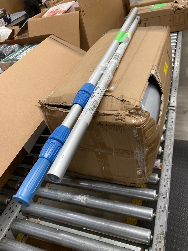 Photo 1 of *Scratched* Kemano 12-Foot Aluminum Telescopic Swimming Pool Pole, Anti-Slip Handle, Adjustable 3.4 to 12ft