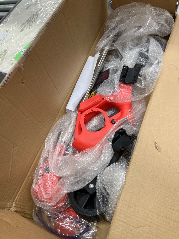 Photo 1 of *NO BATTERYS* KingFurt Foldable Brush Cutter Cordless Weed Wacker Electric Weed Eater with 2 Batteries for Lawn Garden Yard