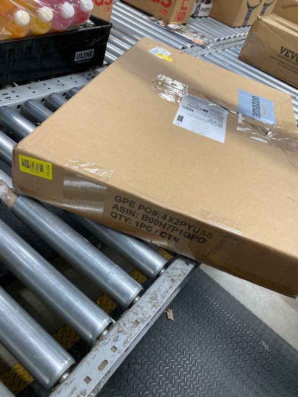 Photo 1 of *Scratched* Amazon Basics Foldable Portable Laundry Rack for Air Drying Clothing, Indoor Outdoor Use - 14.5" D x 29.5" W x 41.8" H, White