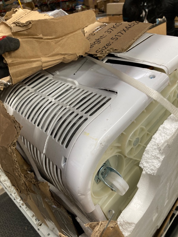 Photo 1 of *PARTS ONLY* Damaged* Vossfamul Portable Air Conditioner 14000 BTUs - 3-in-1 Cooling Unit for 750 Sq. Ft with 90Pints/Day Dehumidifier, 50dB Ultra Quiet, Self-Evaporative & Window Kit, 24H Timer,(Black Top Cover)