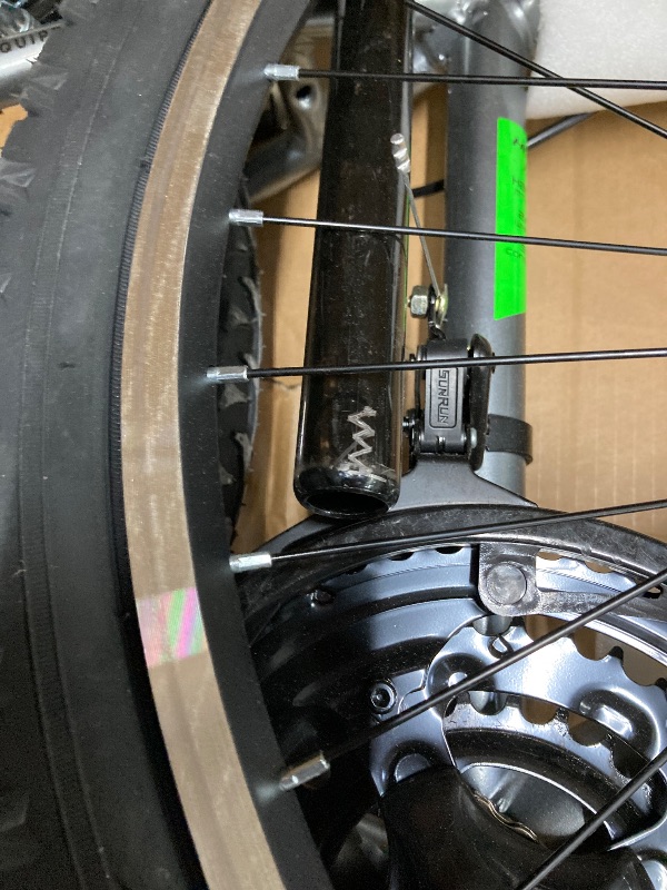 Photo 1 of *Scratched* Huffy Stone Mountain Mens 24 Inch Mountain Bike, Charcoal Gloss Frame, 21-Speed Shimano Twist Shifting, Front Suspension, Comfort Saddle | 20"/24"/26" Sizes, 6-21 Speeds, Dual Suspension Available