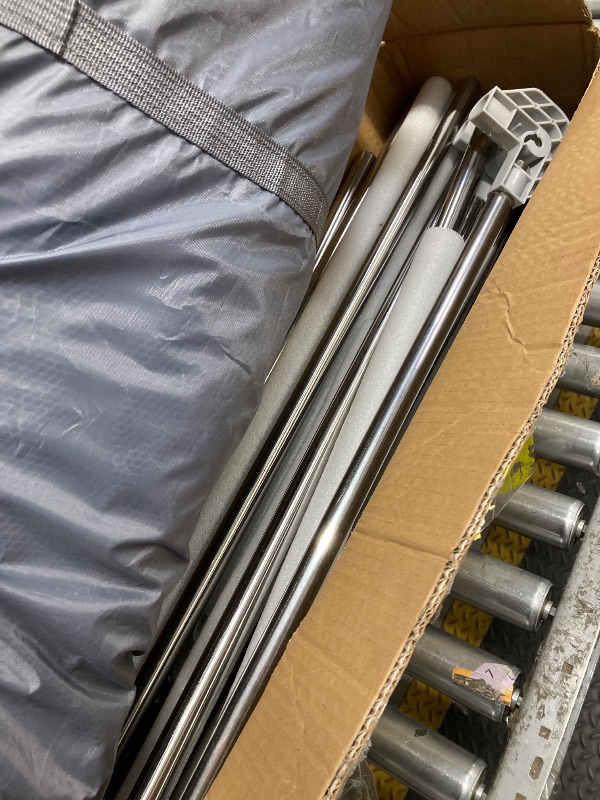 Photo 1 of *Zipper stuck* Ucradle Baby Playpen, 50x50x27" Large Activity Center with Gate, Anti-Slip Base, Gray