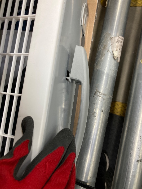 Photo 1 of *Handle Broken* Lasko Air Flex 20" 3-Speed 2-in-1 Box Fan and Air Purifier in One, White, FF305