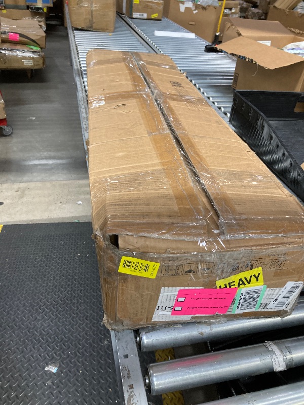 Photo 1 of *Corner Damaged* Claiks Standing Desk with Drawers, 48x24 Inch Electric Stand Up Desk, Adjustable Height Computer Workstation, Black