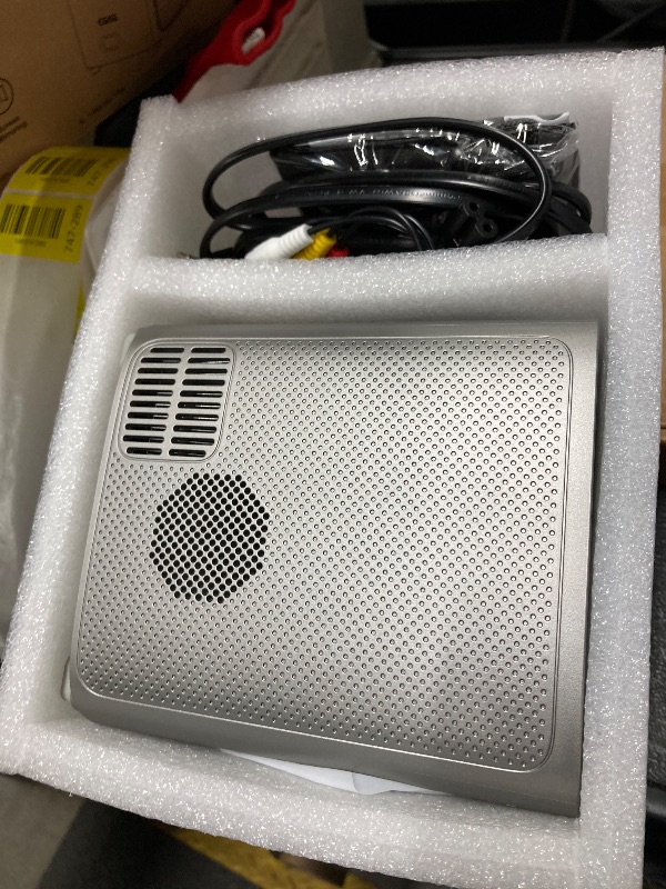 Photo 1 of [Electric Focus] Projector with WiFi and Bluetooth, 1080P Outdoor Projector with Carry Bag, Portable Movie Projector with Zoom, 4K Supported Home Theater Projector UP to 300" for Phone/TV Stick/PC